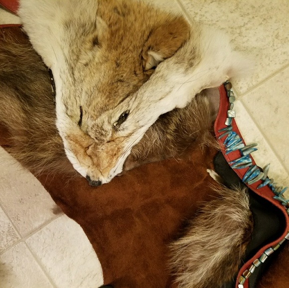 Barbarian leather fur warrior festival GOT set - Picture 3 of 5